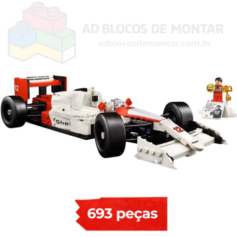 F1 Mclaren MP4 Icons Ayrton Senna | 693 Peças - comprar online