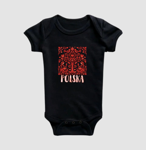 Macacão Infantil Étnico Polonês Árvore Polska