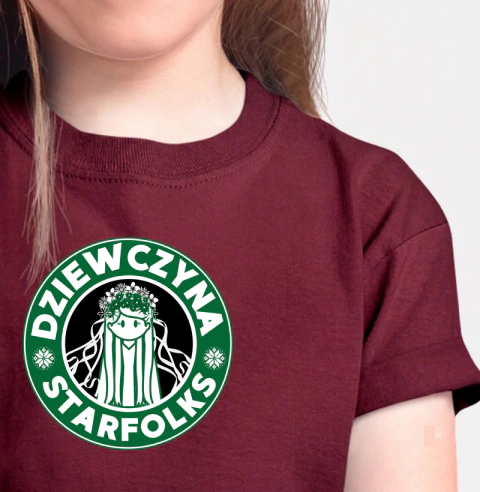 Camiseta Infantil Étnica Polonesa Dziewczyna Starfolks