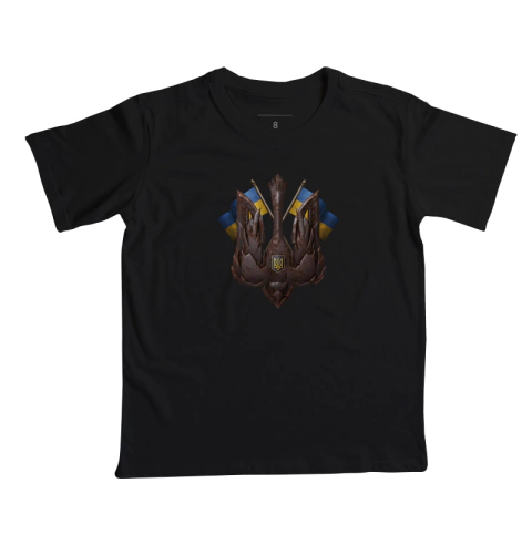 Camiseta Infantil Étnica Ucraniana O Falcão