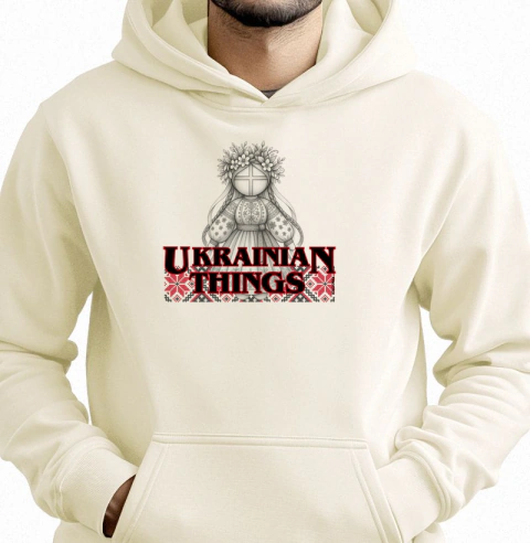 Moletom com Capuz Étnico Motanka "Ukrainian Things"