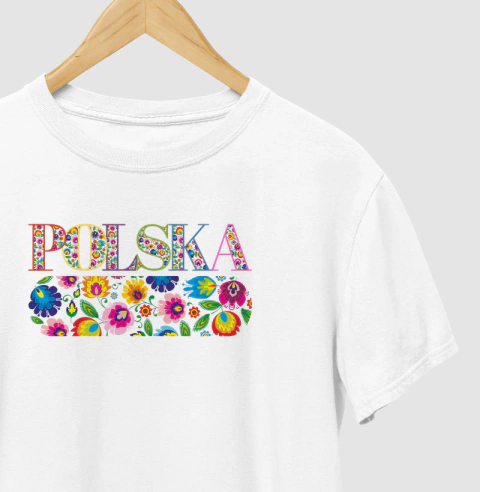 Camiseta Flores Polonesas Polska