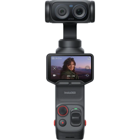 Insta360 Luna Ultra Standard Combo - Cámara Gimbal 8K Doble Lente Leica con Pantalla OLED (Negra)