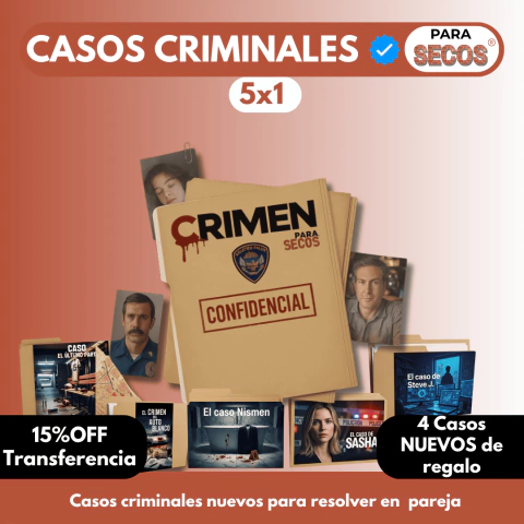 CRIMEN PARA SECOS® | Renvovación casos x5 - comprar online