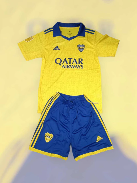 SET LIQUIDACION BOCA JUNIORS AMARILLO 65 - comprar en línea