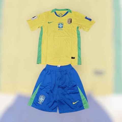 SET PREMIUM BRASIL AMARILLO CON PARCHE - comprar en línea