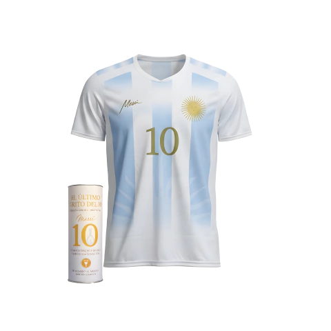 Camiseta De Argentina Edicion Limitada Messi 2026 Con Tubo - comprar online