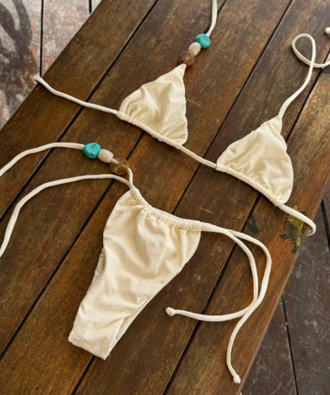 Top Miçanga off white