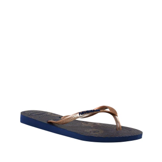Chinelo de Dedo Marinho e Rose Slim Nautical | Havaianas