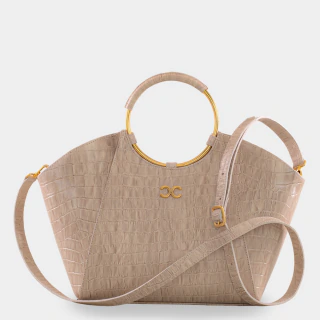 Bolsa Alça de Mão Metálica Vanilla