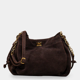Bolsa Cordão Ajustável Marrom