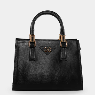 Bolsa Tote Logo Frontal Preta