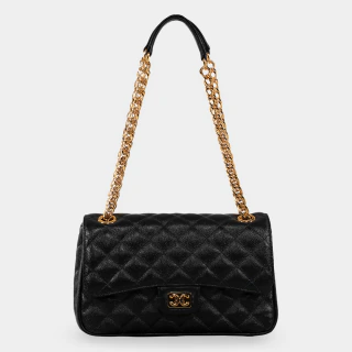 Bolsa Tiracolo Média Matelassê Preta