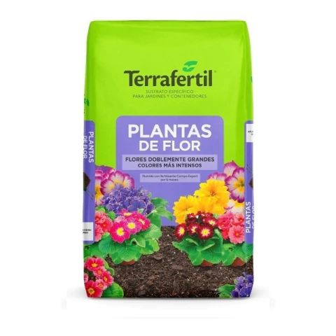Sustrato Plantas De Flor Terrafertil 50lts