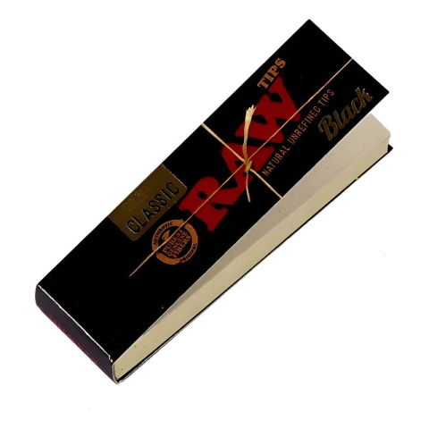 Filtros Raw Black Tips De Cartón