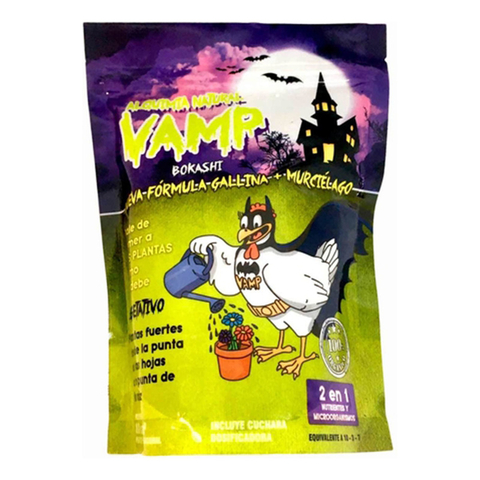 Vamp Bokashi guano De Murciélago Y gallina Vege 800grs