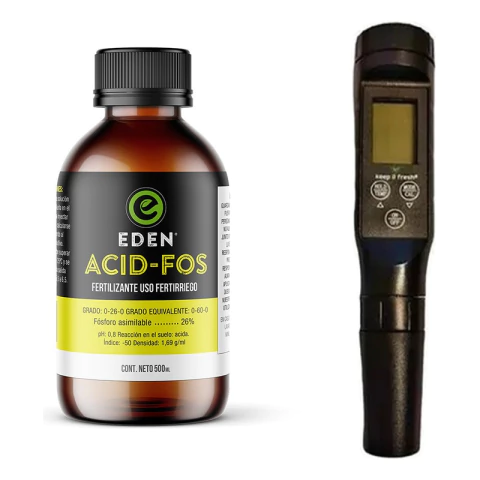 Eden Acid-fos Reductor Ph 500ml Con Medidor Ph Kif Bluetooth