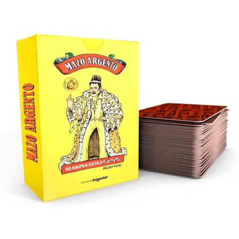 Mazo Argento Juego De Cartas Españolas Naipe Divertidas
