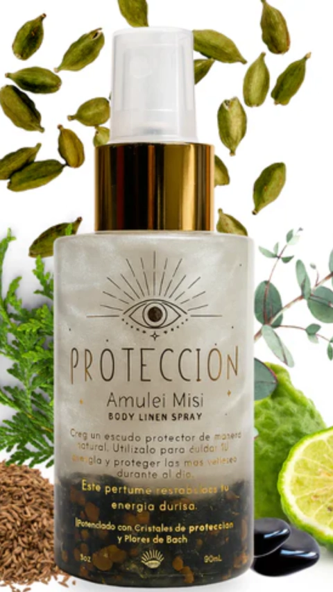 Perfume Áurico Protección Energética Con Hematite y Flores de Bach 100ml