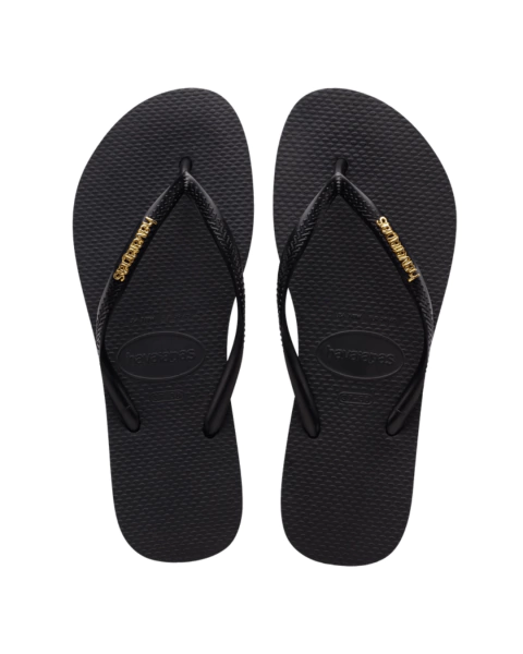 HAVAIANAS MODELO SLIM LOGO METALLIC