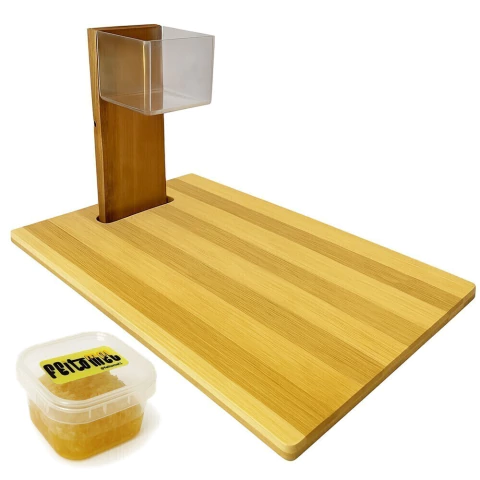 KIT SUPORTE PARA FAVO E TÁBUA BAMBU COM 01 FAVINHO - comprar online