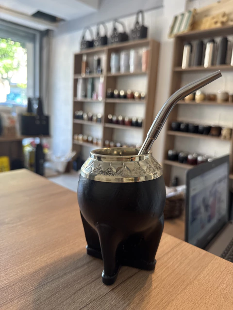 Torpedo cincelado virola de alpaca - Negro - comprar online