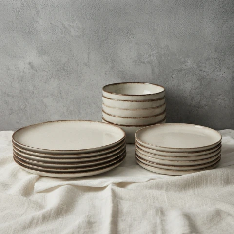 Set de Vajilla x18 de Porcelana Turca