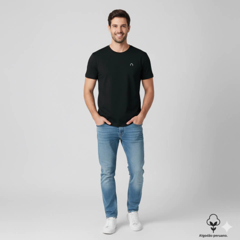 Camiseta Masculina | Algodão Peruano - comprar online
