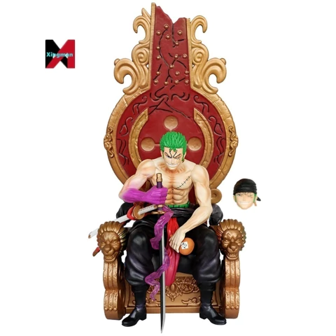 Zoro Trono - 32cm + cabeza intercambiable - One Piece