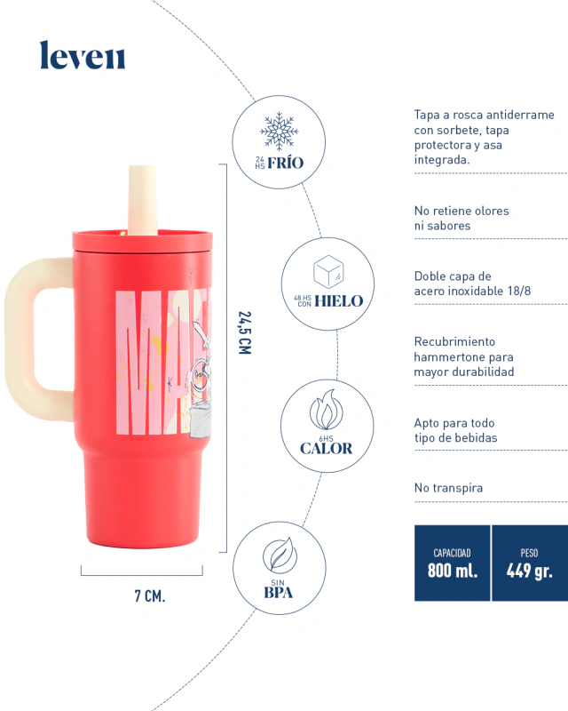 Tumbler Pop | 800 ml - Leven