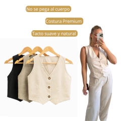 2x1 ¡Chaleco de Lino, Levanta Pechos! en internet