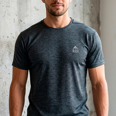 Remera Epsilon Hombre Black Rock Entrenamiento Urbano