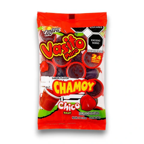 Vasito Mara Chamoy con Dulce Suave de Chile X24und