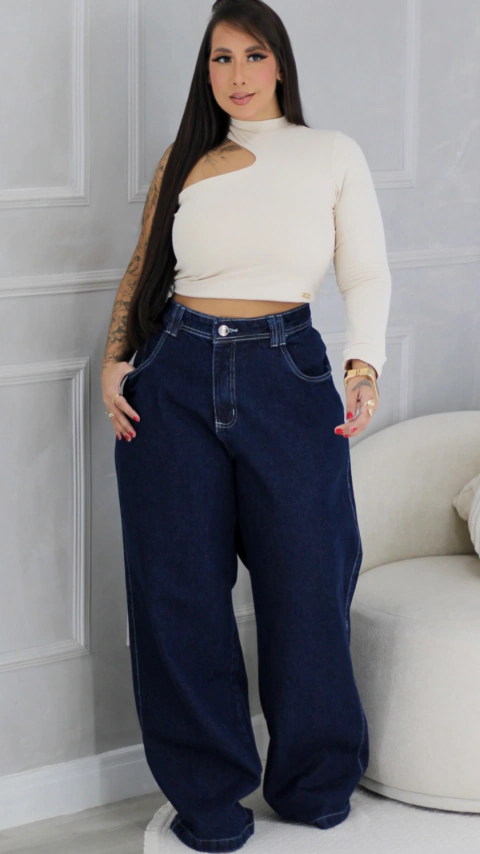 Calça Wide Leg
