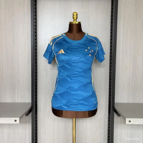 Camisa Cabuloso III 25/26 - Torcedor Feminina - Azul e Laranja