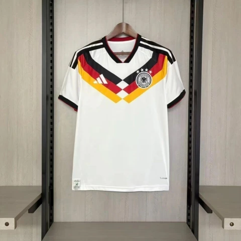 Camisa Seleção Alemanha I Home Copa do Mundo 2026 - Torcedor Masculina - Branca (Pronta Entrega)