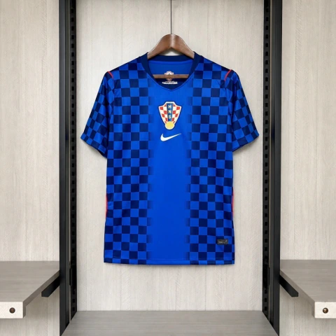Camisa Seleção Croácia II Away Copa do Mundo 2026 - Torcedor Masculina - Azul
