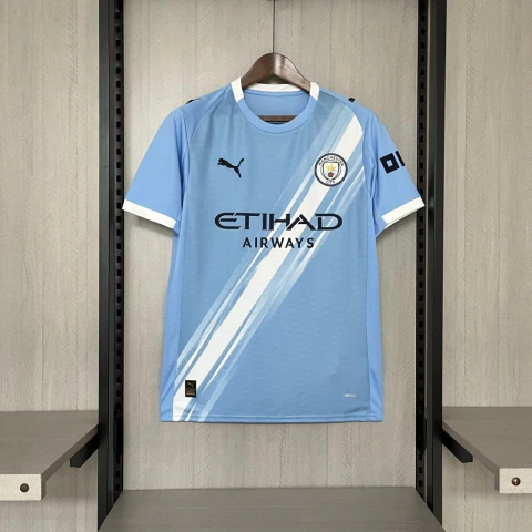 Camisa Manchester City I Home 25/26 Torcedor Masculina - Azul (Pronta Entrega)