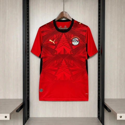 Camisa Seleção Egito II Home Copa do Mundo 2026 - Torcedor Masculina - Vermelha
