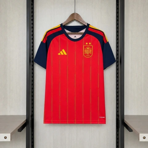 Camisa Seleção Espanha I Home Copa do Mundo 2026 - Torcedor Masculina - Vermelha