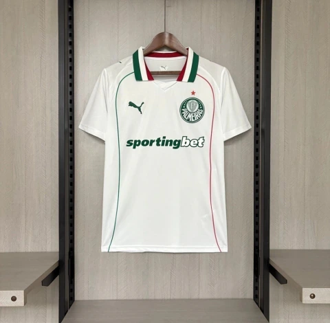 Camisa Verdão II Away 26/27 - Torcedor Masculina - Branca (Pronta Entrega)