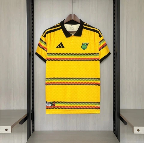 Camisa Seleção Jamaica I Home 26/27 - Torcedor Masculina - Amarela (Pronta Entrega)