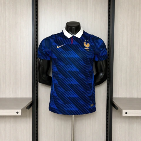 Camisa Seleção da França I Home 26/27 Copa do Mundo - Jogador Masculina - Azul