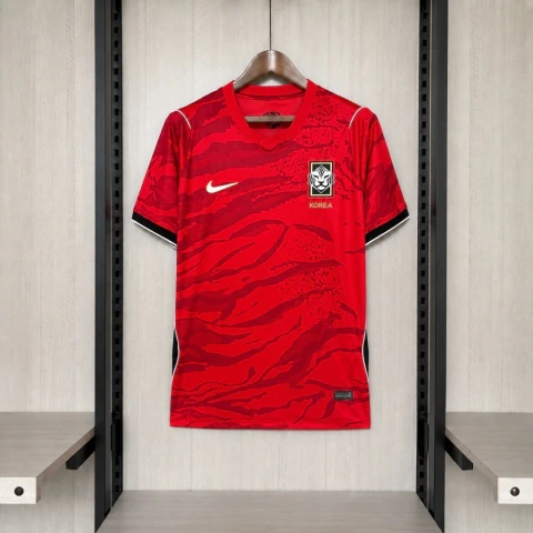 Camisa Seleção Coréia do Sul I Home Copa do Mundo 2026 - Torcedor Masculina - Vermelha