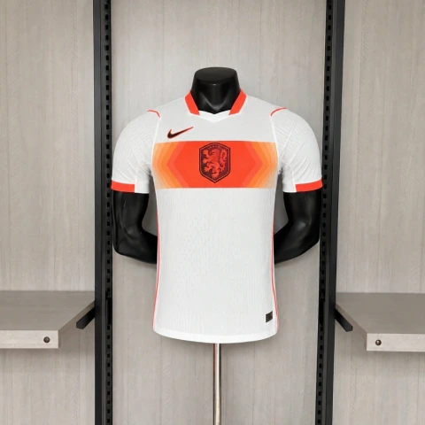 Camisa Seleção Holanda II Away Copa do Mundo 2026 - Jogador Masculina - Branca