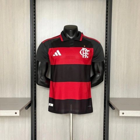 Camisa Mengão I Home 26/27 - Jogador Masculina - Vermelha e Preta