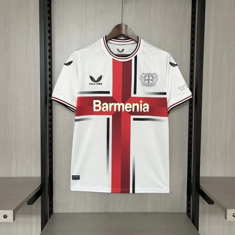 Camisa Bayer Leverkusen II 24/25 - Torcedor Masculina - Branca