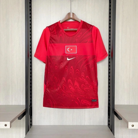 Camisa Seleção Turquia I Home Copa do Mundo 2026 - Torcedor Masculina - Vermelha