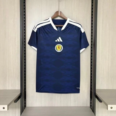 Camisa Seleção da Escócia I 2026 Copa do Mundo - Torcedor Masculina - Azul e Amarela (Pronta Entrega)