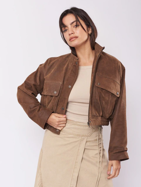 CAMPERA CUERO BRIANA ARENA